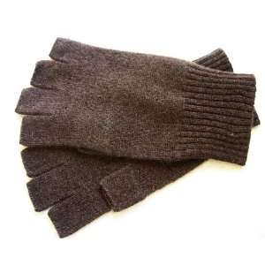   Pure 100% Cashmere Fingerless Half Finger Gloves 