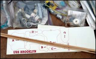   Scale USS Brooklyn RC Combat Model Ship Kit Keep Your Pond Safe  