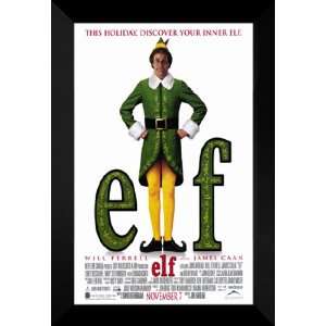  Elf 27x40 FRAMED Movie Poster   Style A   2003