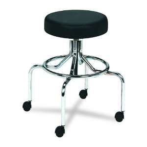 Safco 3433BL   Screw Lift Stool w/High Base, Height Adjustable, 25 33h 