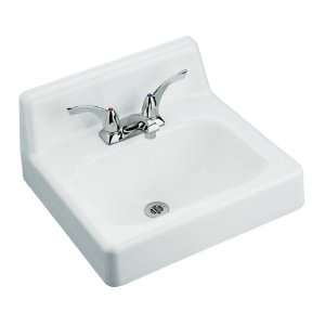   Hudson Wall Mount Lavatory, 20 Inch X 18 Inch, White