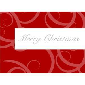  Pink & Red Christmas Card   100 Cards 