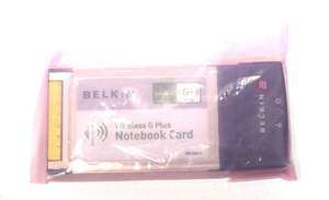 Belkin Wireless G Plus PCMCIA Laptop Network Card  