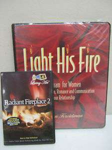 Light His Fire, Ellen Kreidman, 6 Cassettes, bonus DVD  