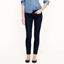 ankle stretch toothpick jean in white denim $ 125 00