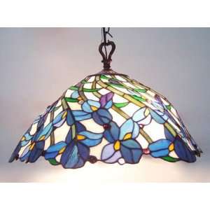  Iris Design Tiffany Styled Hanging Lamp