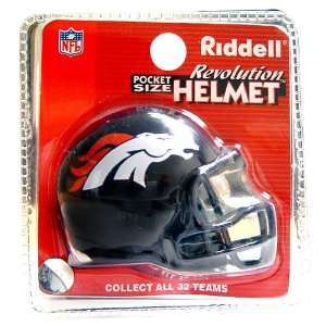  Denver Broncos Revolution Style Pocket Pro NFL Helmet 