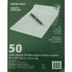   Writing Tablet Ruled 8 X 10 50 Sheet 48 Ct Case Pack 48 Electronics