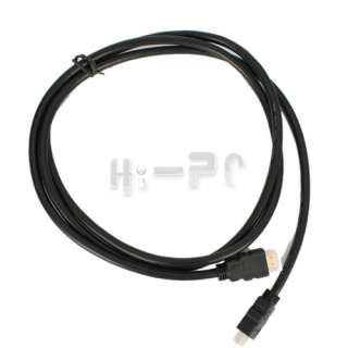 New 1.3 Gold 6 ft HDMI Cable + Mini DVI To HDMI Video Adapter Cable 