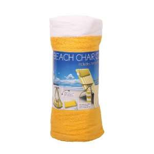   Chair Cover with pillow   yellow & white stripe Patio, Lawn & Garden