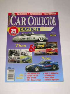 Car Collector Magazine August 1999 1965 Pontiac GTO  