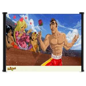  Punch Out Game Fabric Wall Scroll Poster (26x16 