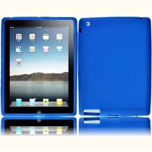  Cool Blue Silicone Jelly Skin Case Cover for Apple Ipad 3 Ipad 