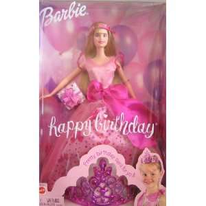  Barbie Happy Birthday Doll w Tiara for You (2002) Toys 