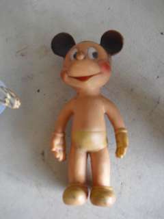 Unique Vintage Sun Rubber Co. Mickey Mouse Doll LOOK  