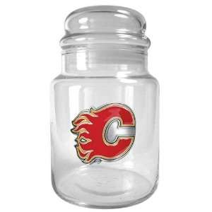  Calgary Flames NHL 31oz Glass Candy Jar