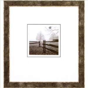 Phoenix Galleries RS2012 Fence in the Mist Framed Photograph  