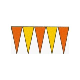    60ft Orange & Yellow Poly Pennant Streamer 