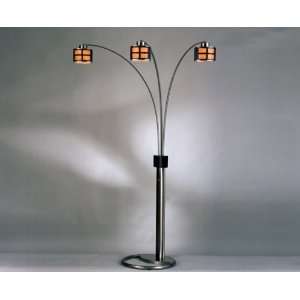  Display 3 Light Arc Floor Lamp