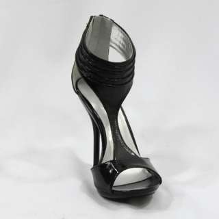   Brand New Max Rave by BCBG Kelvin Black Patent Party High Heels Shoes