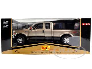   model of 2004 Ford F350 Lariat FX4 Gold die cast model car by Maisto