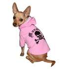 Hip Doggie Monster Dog Hoodie in Pink   Size Extra Small