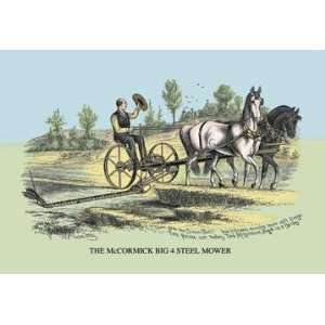  Exclusive By Buyenlarge The McCormick Big 4 Steel Mower 