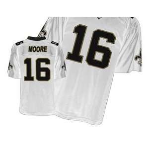 New Orleans Saints #16 Moore White Football Jersey Size 48 56 (Please 