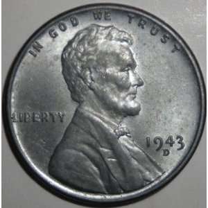  1943 D Wheat Penny (Coin) 