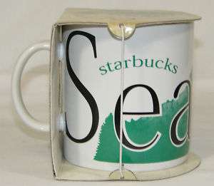 NEW Vintage STARBUCKS Coffee Cup, SEATTLE City Mug 1994  