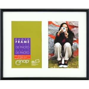  Snap Black Frame with Mat, 8 Inch by 10 Inch Matted to 2 4 