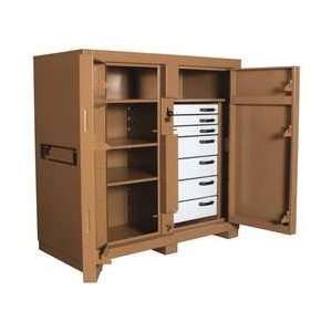  Jobsite Cabinet,2 door,60 X30 X60 In,tan   KNAACK