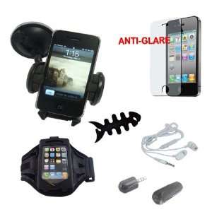   INCLUDE BLACK ARMBAND AND CAR HOLDER FOR APPLE IPHONE 4G 4S 8G 16G 32G