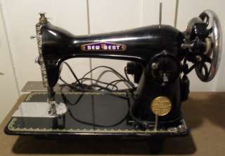 Sew Best Precision de Luxe Model 202 Cast Iron Sewing Machine Japan 