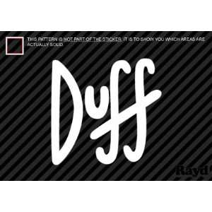    (2x) Duff Beer   Sticker   Decal   Die Cut 