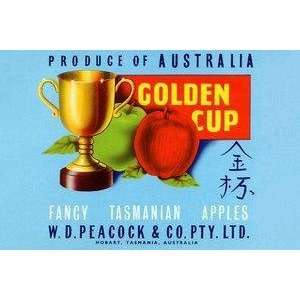 Vintage Art Golden Cup   22619 6