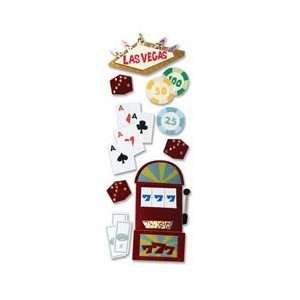   Touch Of Jolees Dimensional Sticker Las Vegas SPJJ 033; 6 Items/Order