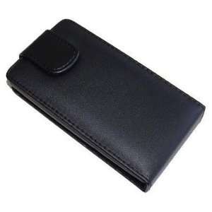 Modern Tech Black PU Leather Flip Case for Sony Ericsson 