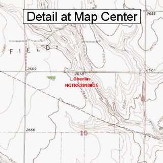   Map   Oberlin, Kansas (Folded/Waterproof)