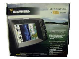 HUMMINBIRD 898C SI COMBO SONAR/GPS COLOR 407820 1 NEW    