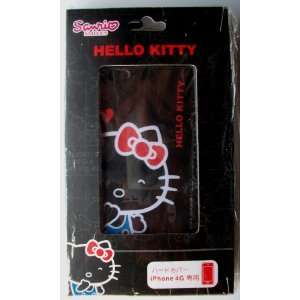 iPhone 4G Hard Cover Case ~Black Hello Kitty~ #6