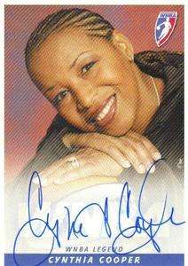 2005 WNBA Cynthia Cooper Autograph  