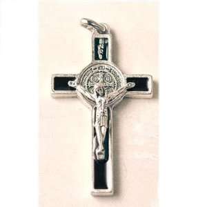   Benedict Crucifix   2 Height   Latin Cross   Pendant   Made in Italy