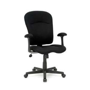  Gruga Fabric Task Chair w Arms in Black