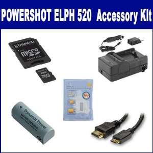  Canon PowerShot ELPH 520 Digital Camera Accessory Kit 