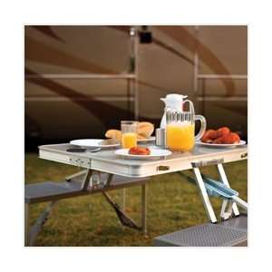 Picnic Time Folding Picnic Table With 4 Seats