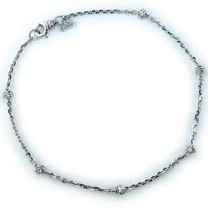  Diamond roundell anklet in 14K, 0.60CT Sziro Jewelry 