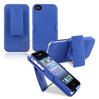 Slide Series Case Belt Clip Swivel Holster with Stand for iPhone 4G 4S 