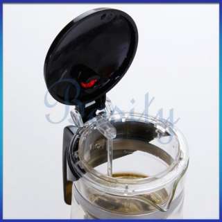 Oblique Cone Clear Tea Maker Glass Teapot Infuser 500ml  