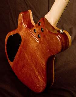 This is a special custom Hollow from Gadow guitars. The mahogany body 
